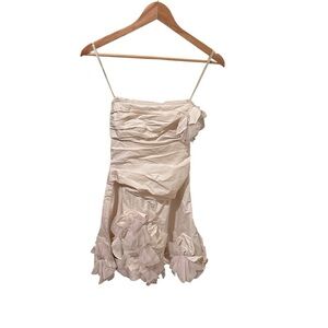 BCBGMaxAzria strapless Off White Dress